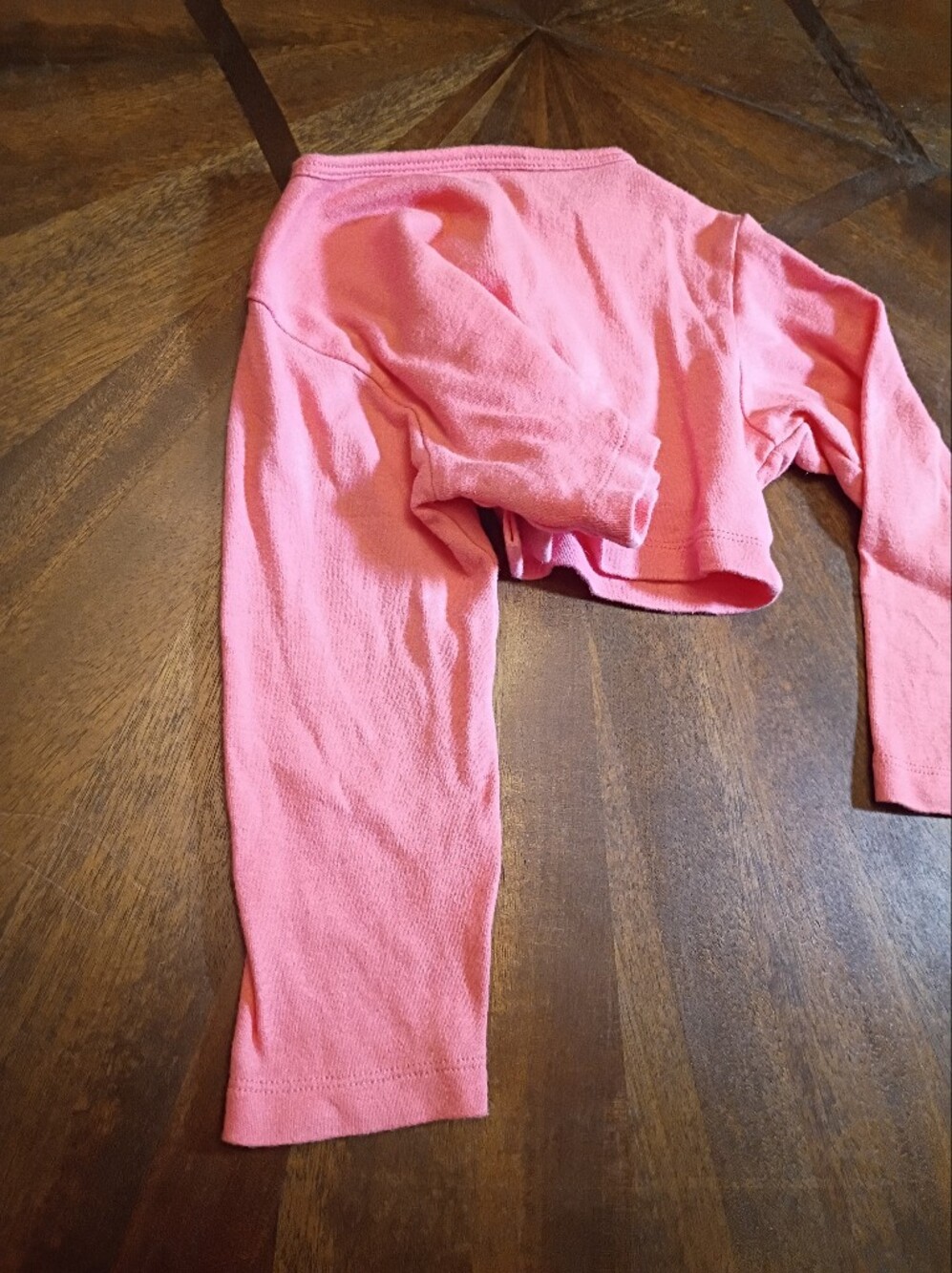 HB Baby Girls Pink Long Sleeve Snap Front Cardigan Sweater Size 3T Cotton - Picture 6 of 7